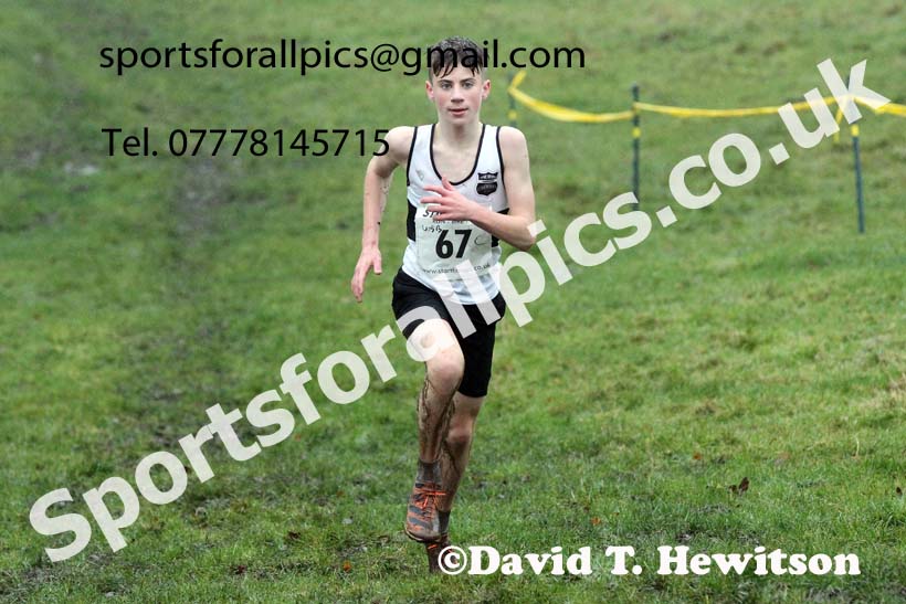 Boys under-15s, NECAA Junior Cross Country Relays, Thornley Farm, Peterlee, Saturday, December 12th. Photo: David T. Hewitson/Sports for All Pics